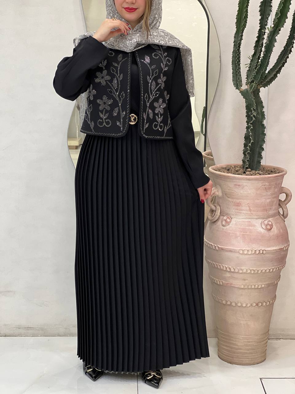 کت سرافون نگین کاری فرانه