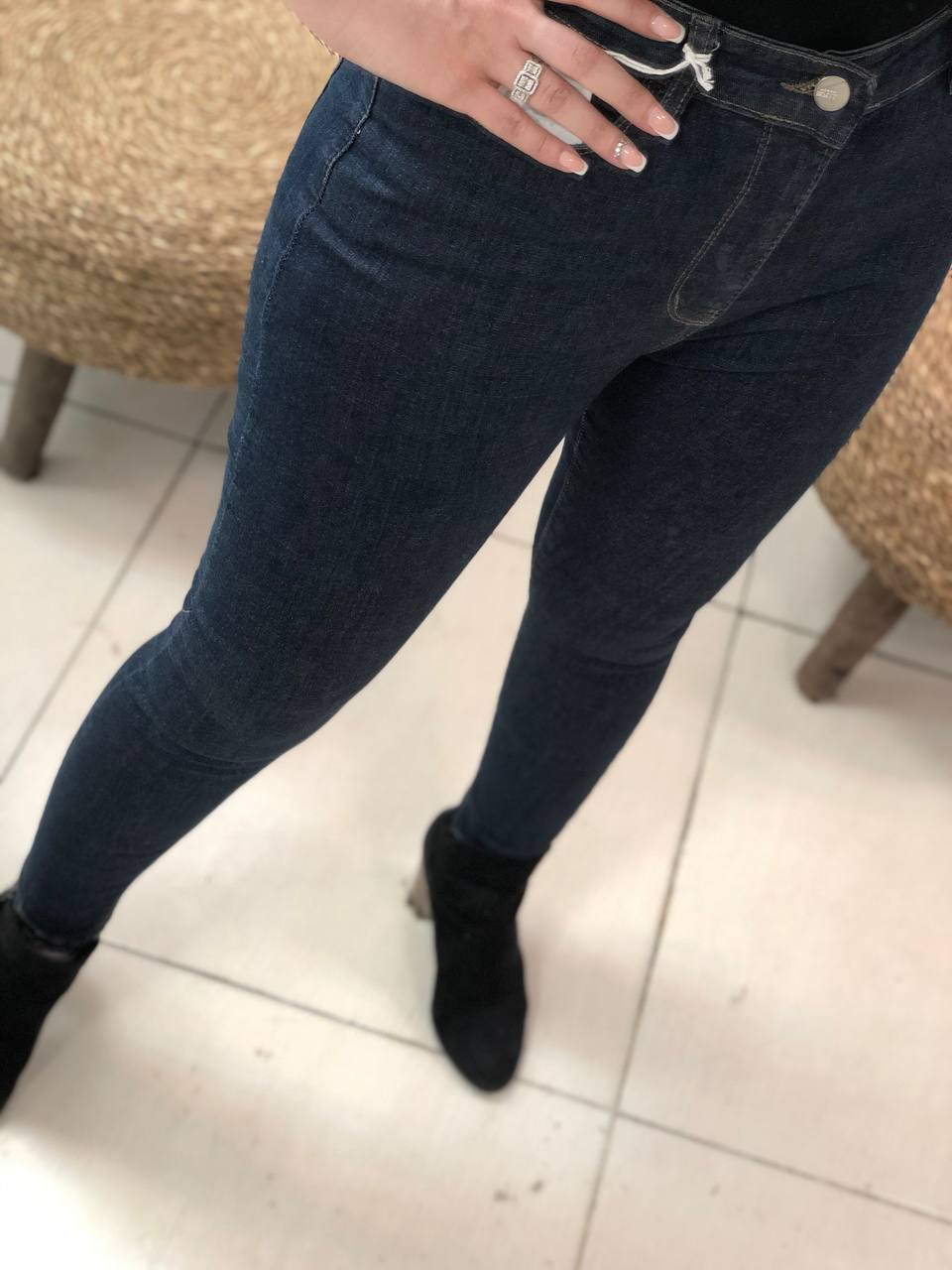 شلوار جین فاق بلند کد0505