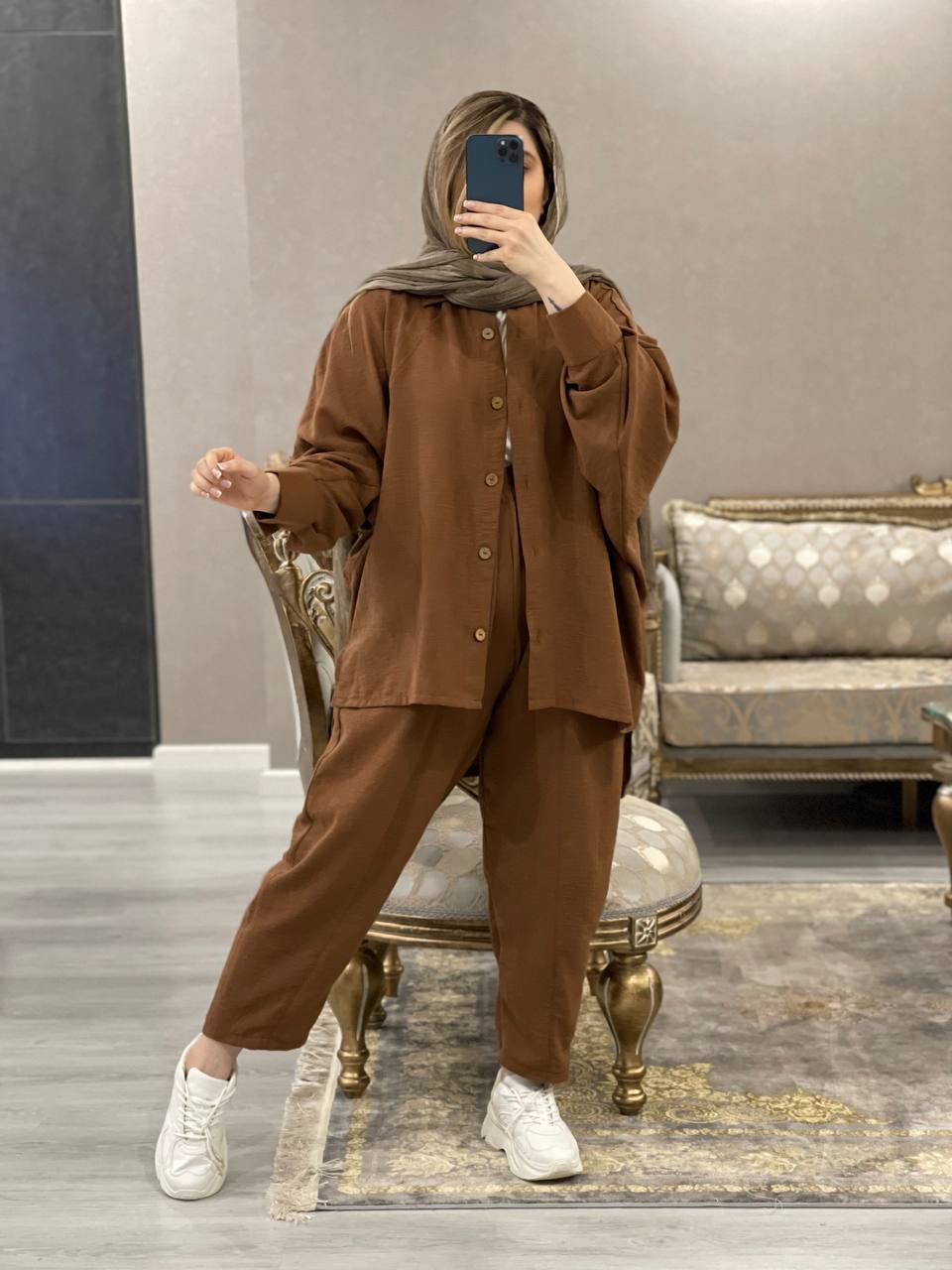 ست مانتوشومیزی وشلوارهدیه کد0974