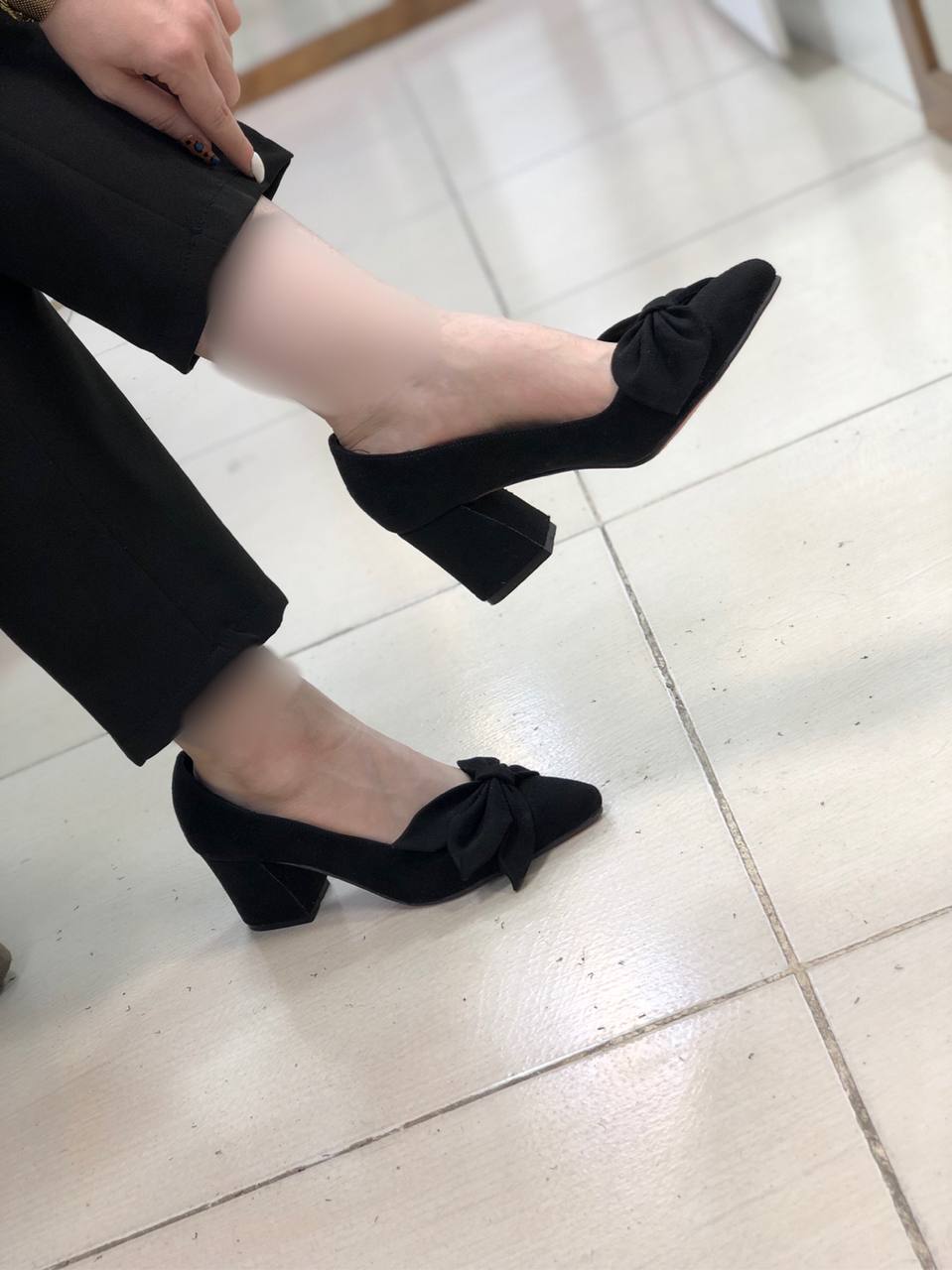 کفش جلو پاپیونی کد0190