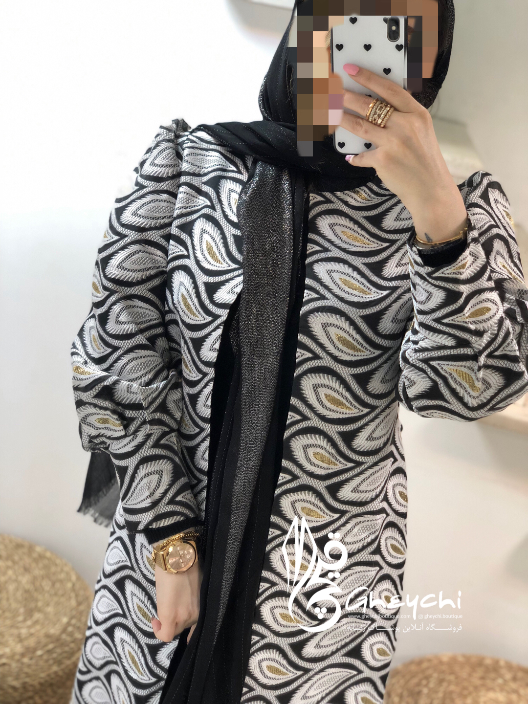 مانتو مزونی مجلسی سوگل کد091