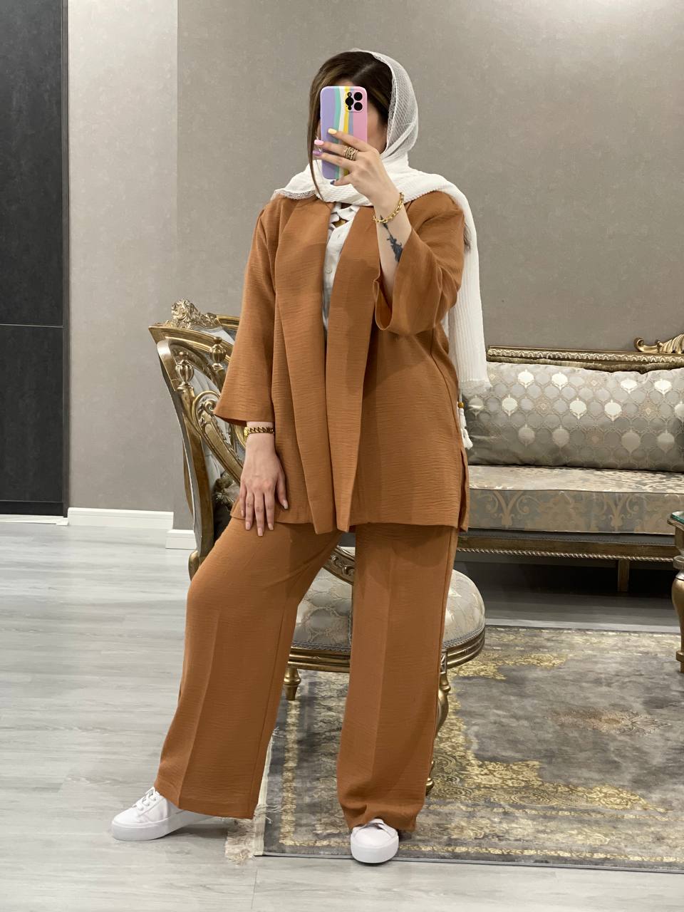 کت و شلوار مزونی رویا کد0669