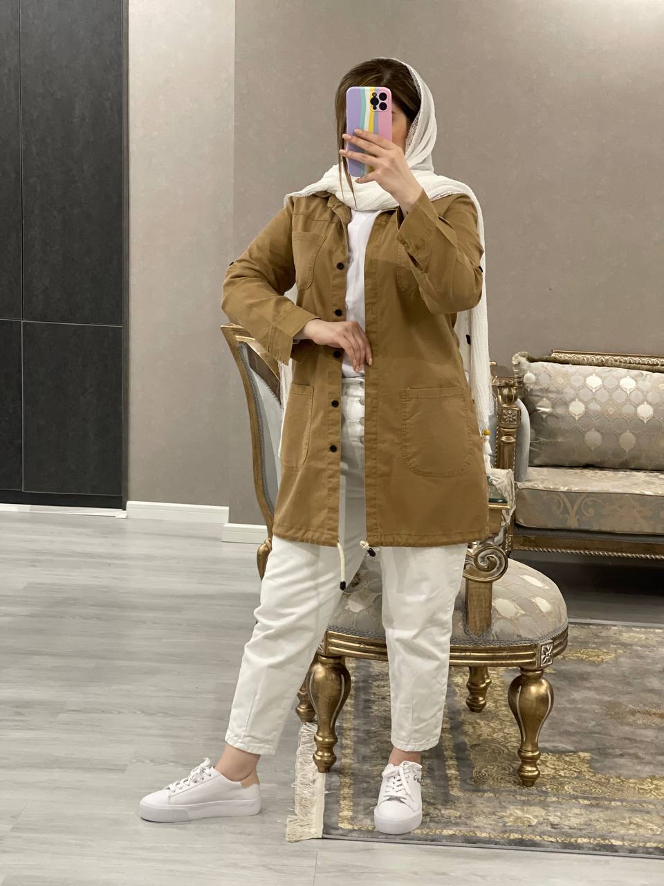 مانتو اسپرت 4جیب نیروانا کد 0636