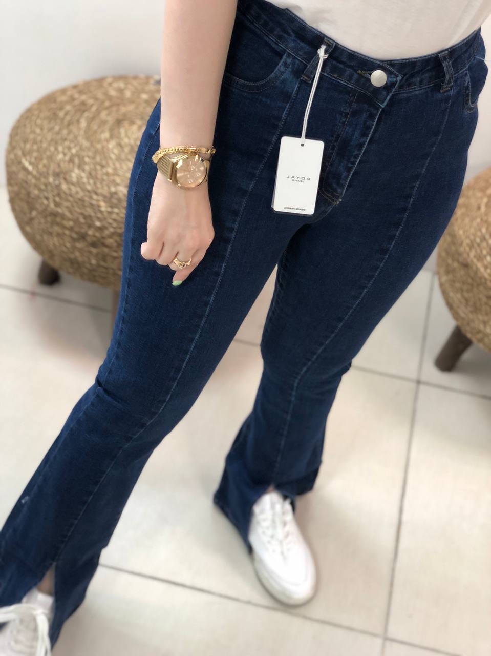 شلوار بوت گات فاق بلند کد0266