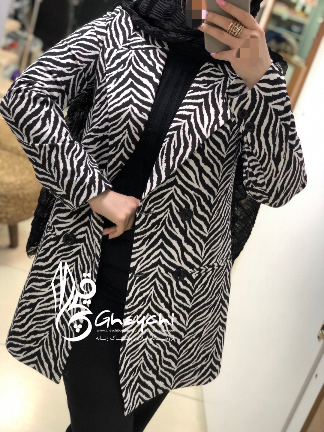 مانتو کتی طرحدارکد053