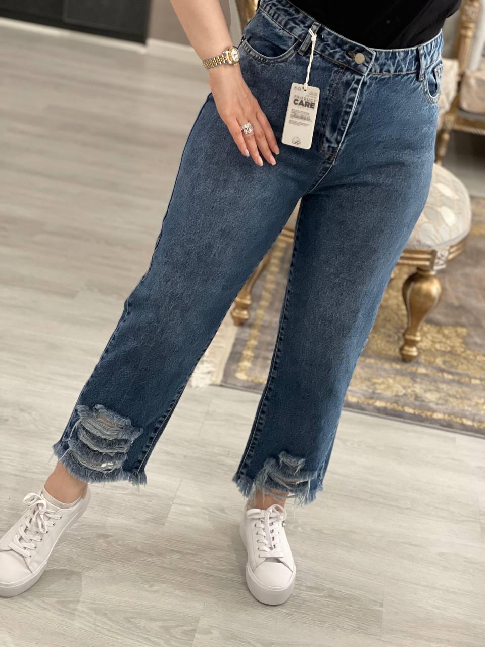 شلوار wid street فاق بلند کد0654