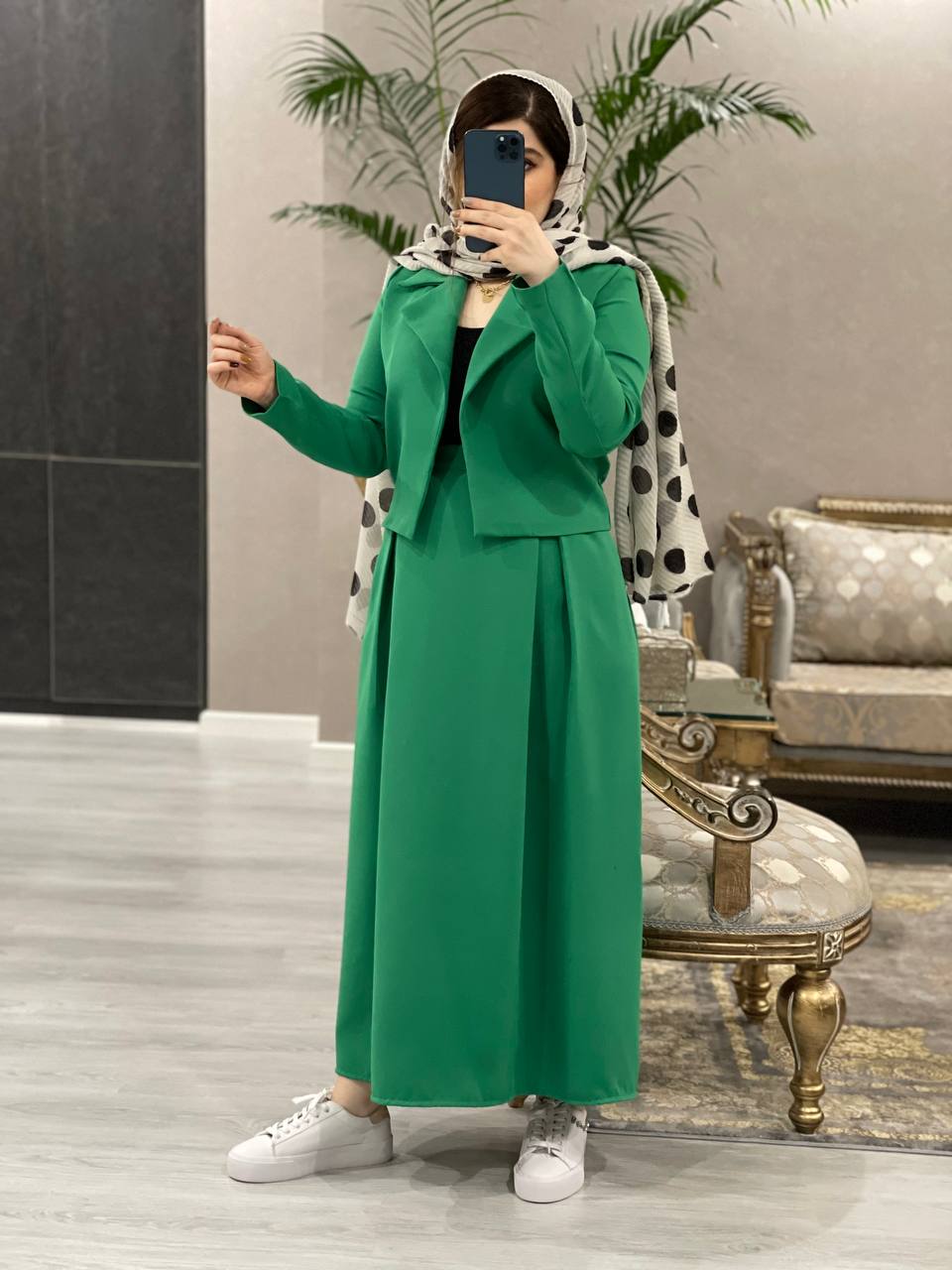 کت ودامن مزونی نسترن کد0816