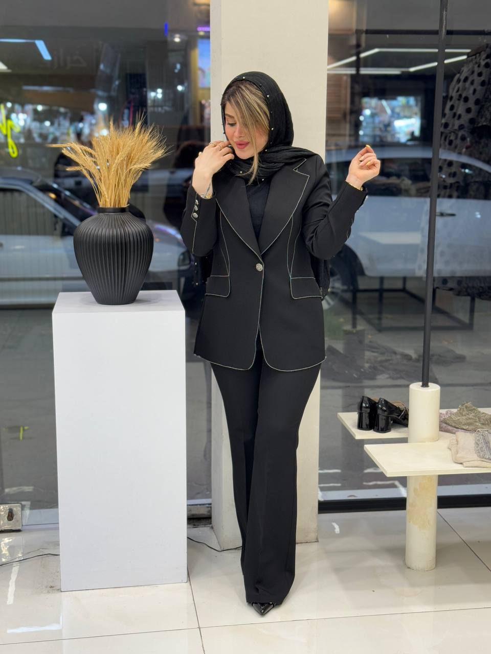 کت شلوار مغزی دوزی پارس