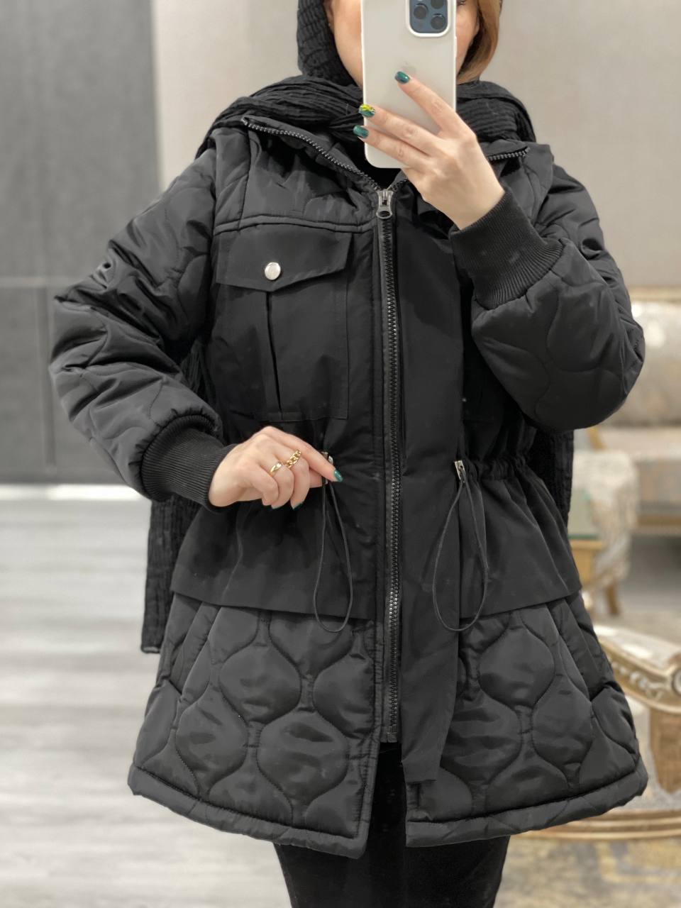 کاپشن پافرشو امبرودی آراز کد0780