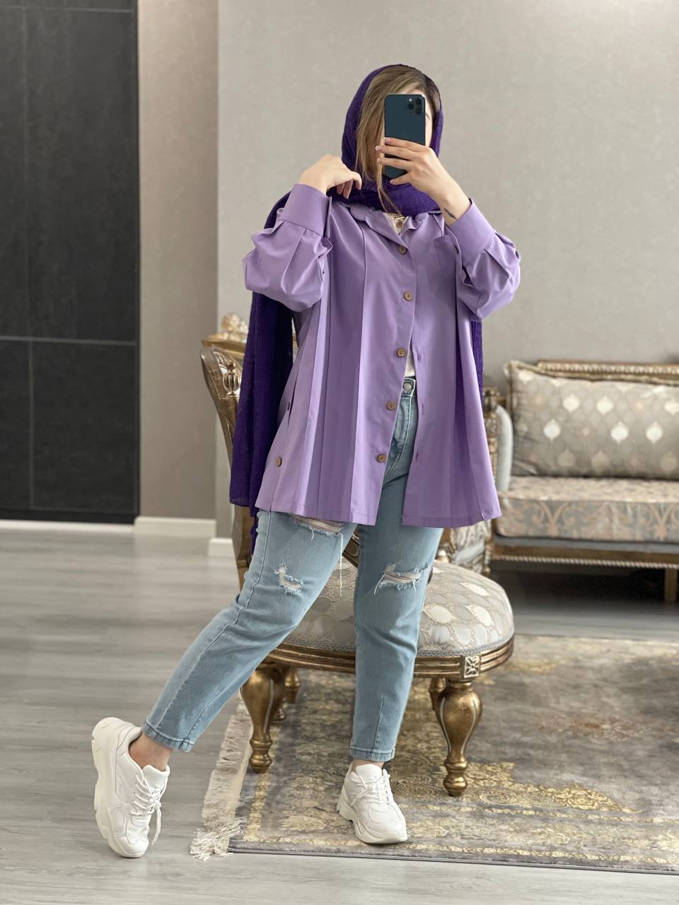 مانتوشومیزی بغل دکمه آرمیس کد0995