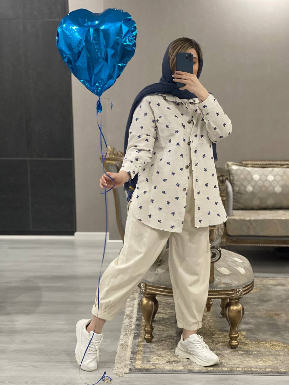 مانتو شومیزی لینن  انوشه کد0945