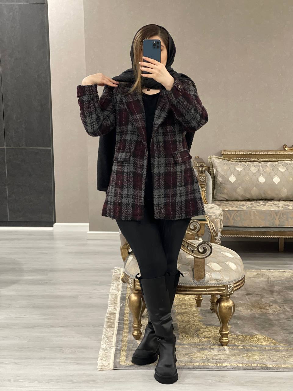 پالتو کتی آستردار مهرسا کد1151