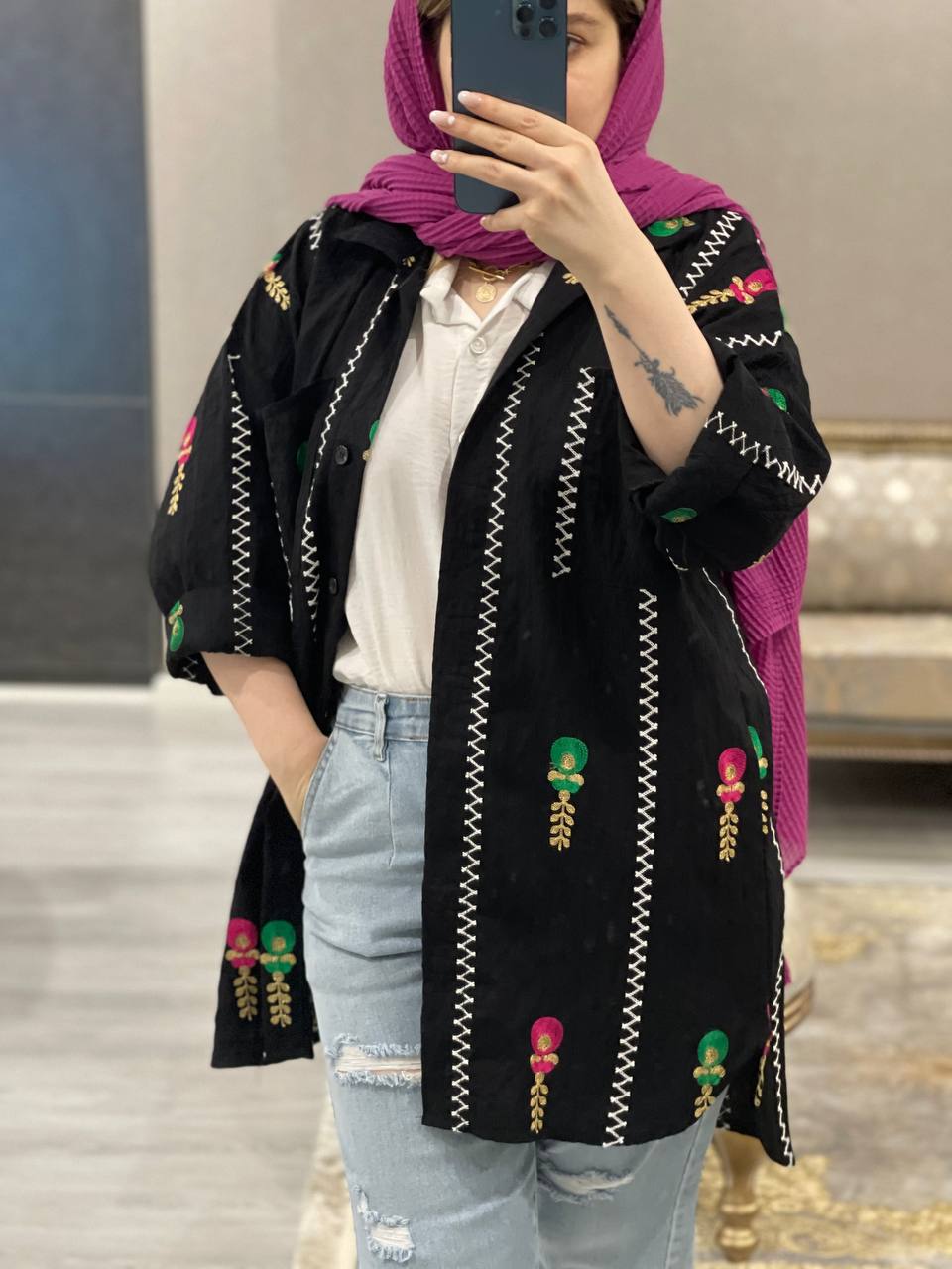 مانتو شومیزی پروین کد0902