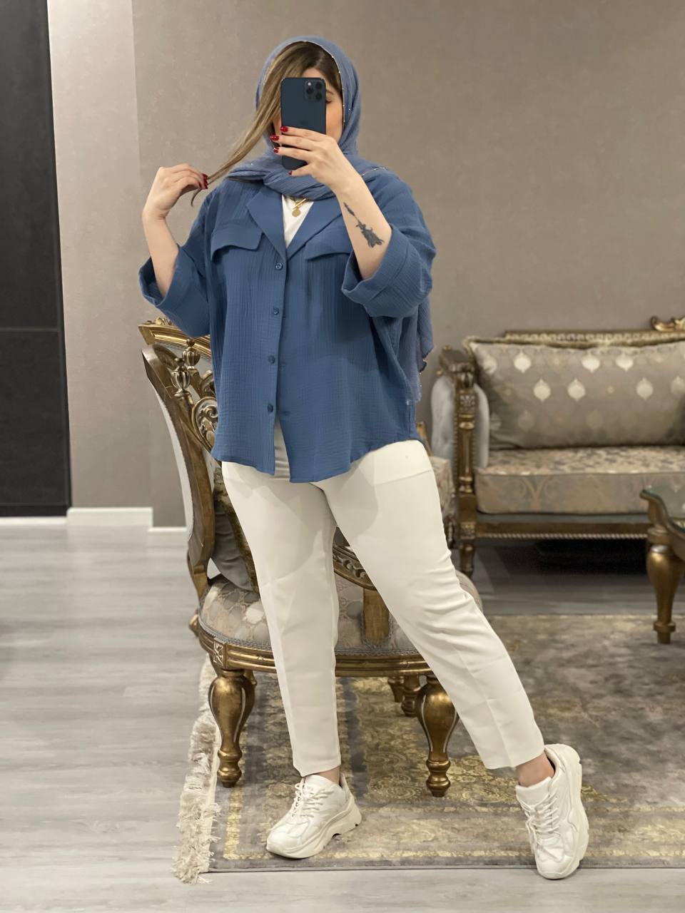 مانتو شومیزی مهژین