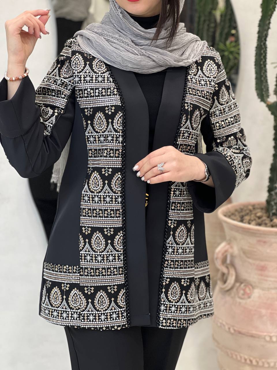 کت سوزن دوزی پاکان