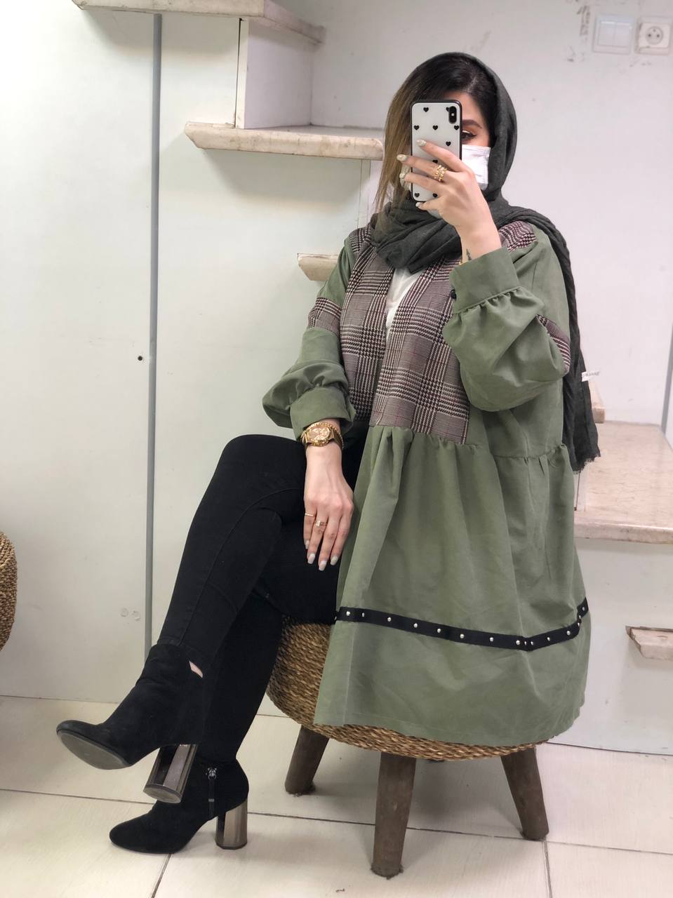 مانتو  مزونی پاییزه دایان کد0367