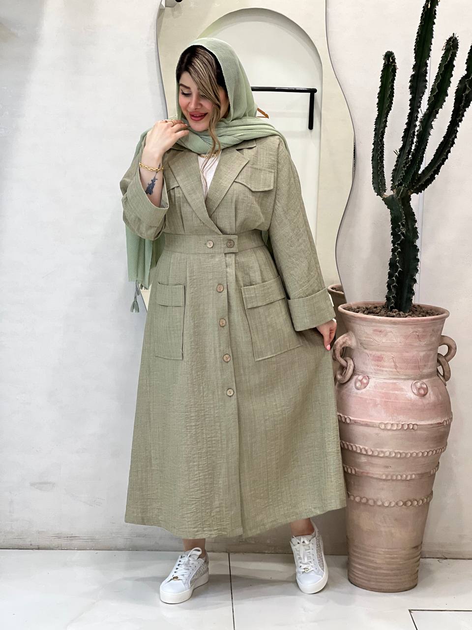 مانتو پیراهنی آراگل