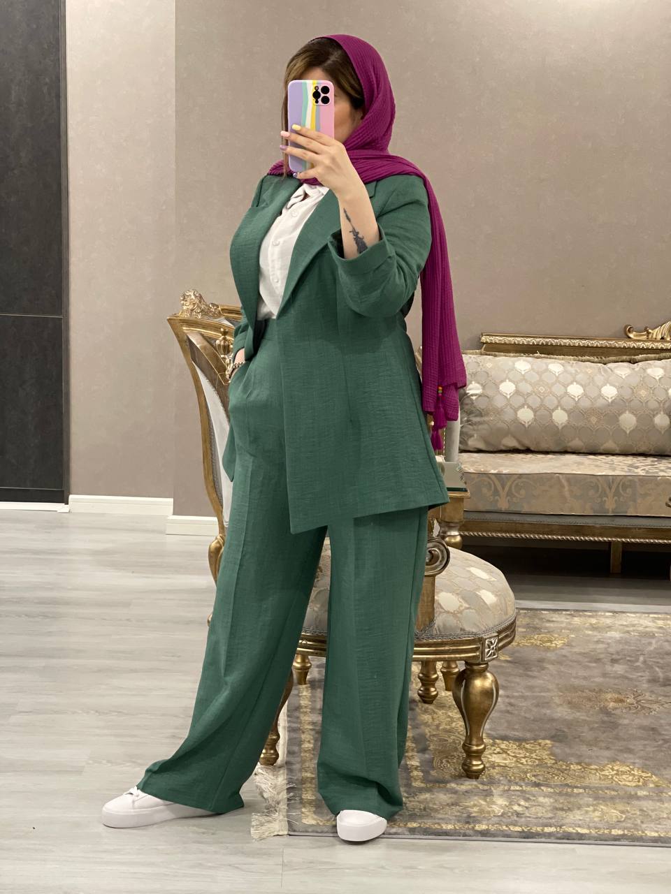 کت و شلوار مزونی پرفکت0674