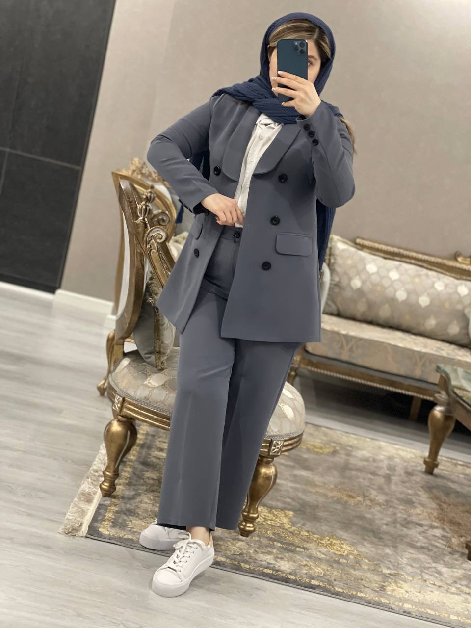 کت و شلوار مزونی چیتا کد0921