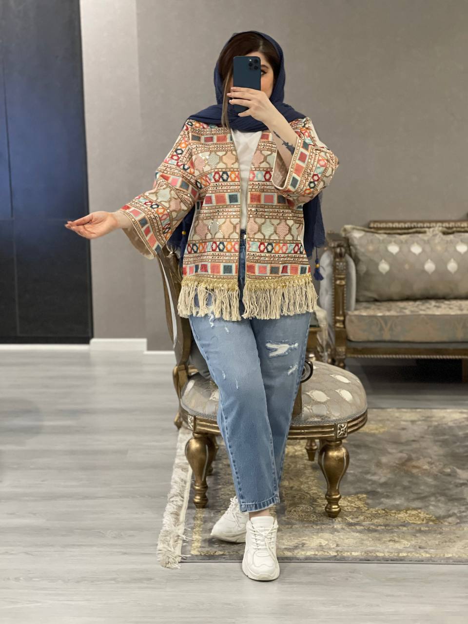 کت سوزن دوزی هندی آرنیا