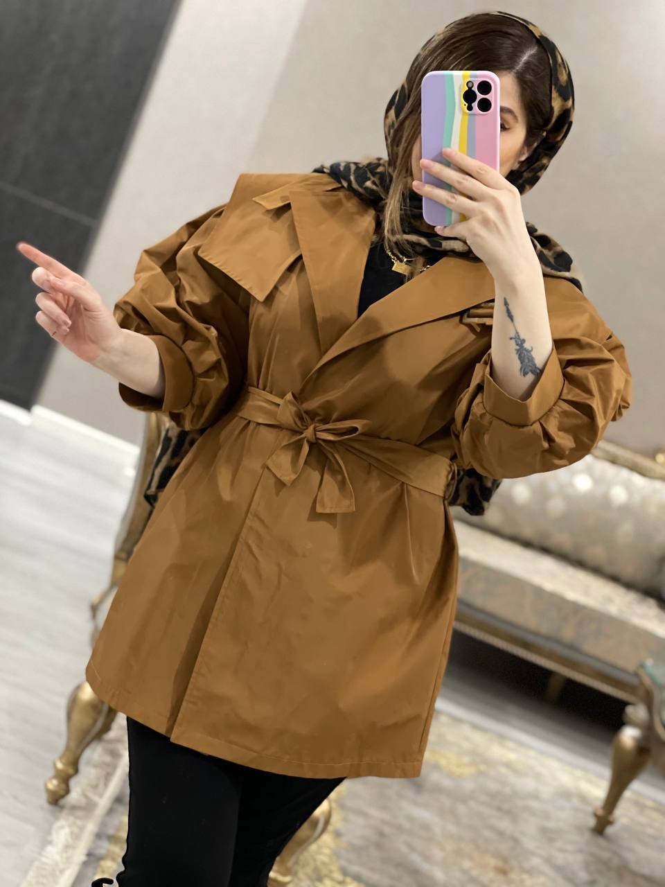 بارونی مزونی عروسکی دلین کد0743