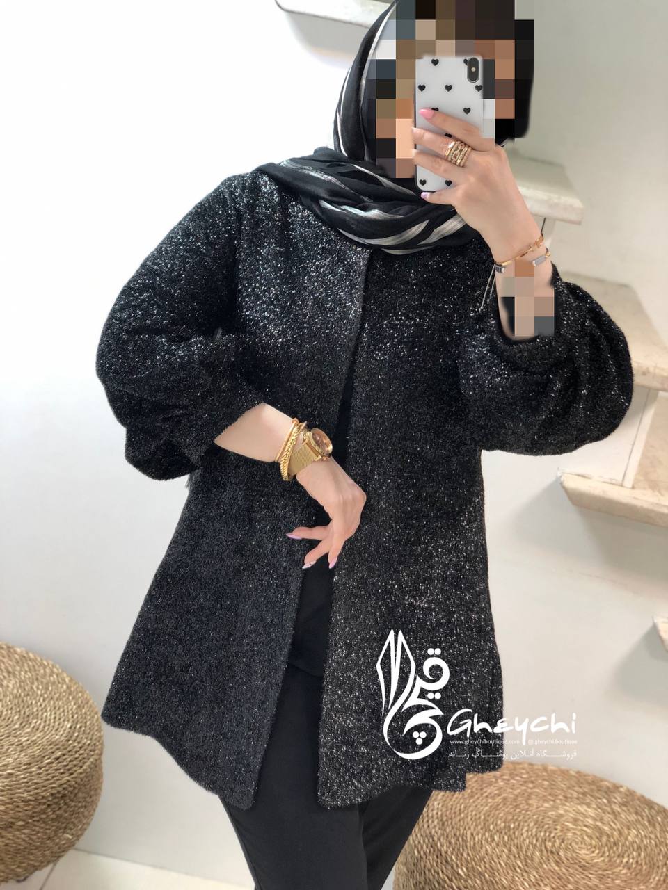 مانتو مزونی لمه صنم کد094