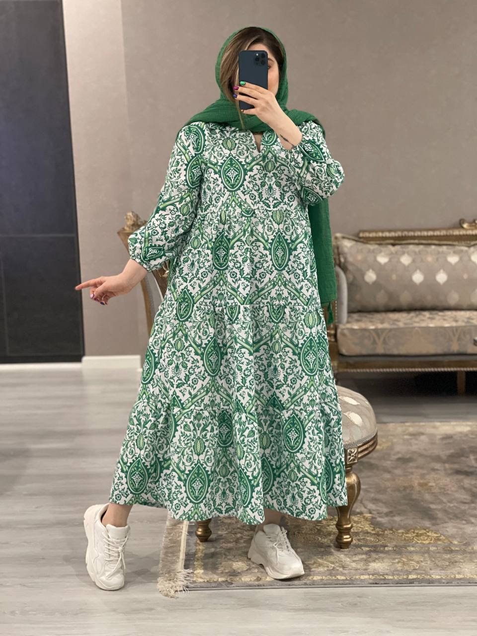 مانتو پیراهنی کیان کد0982