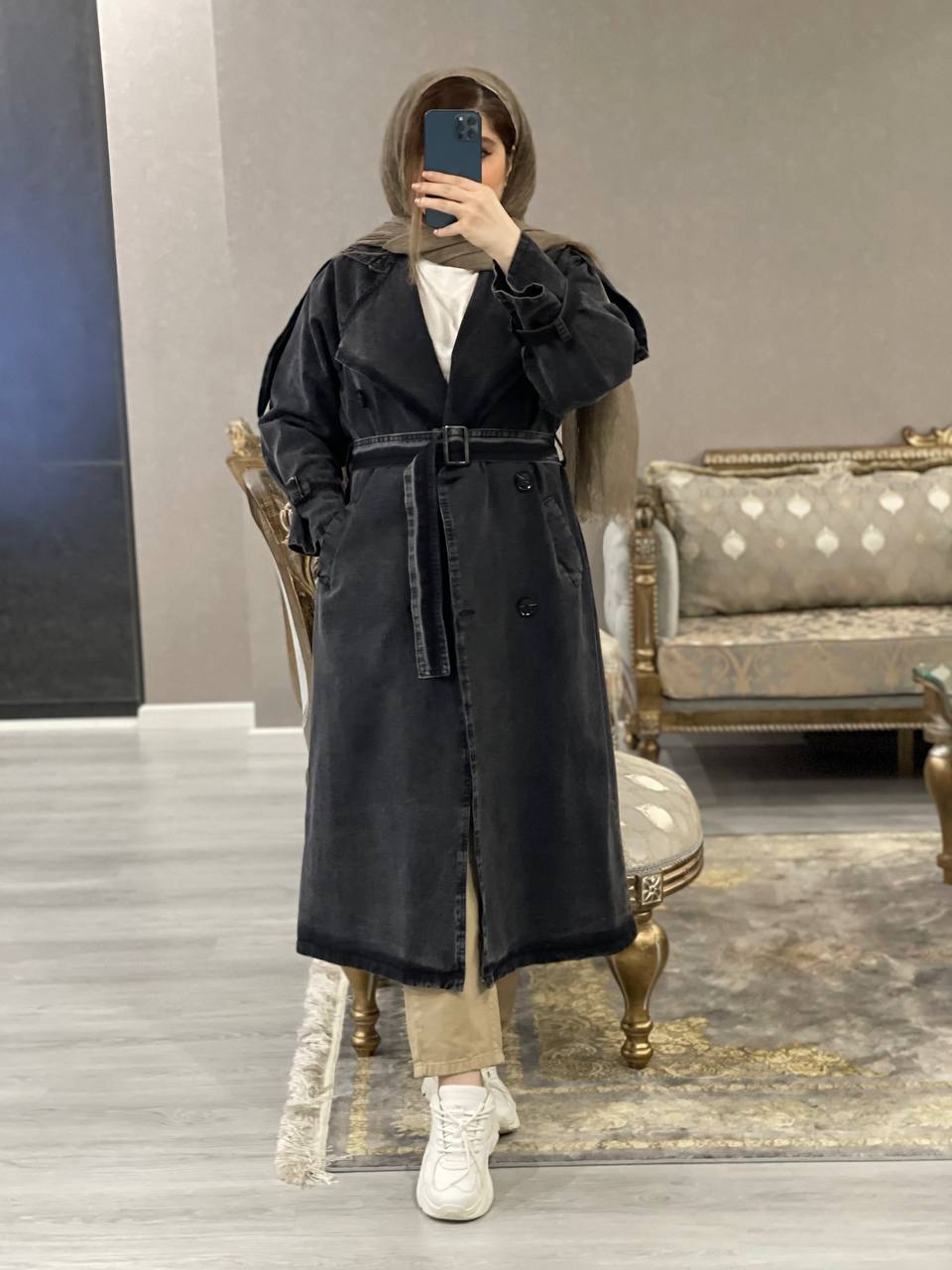 مانتو جین بلند آدلیا