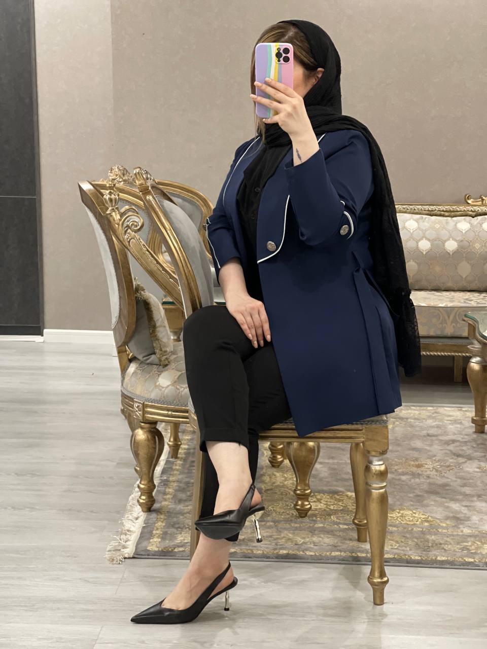 مانتو کتی مزونی کفشدوزک کد0634