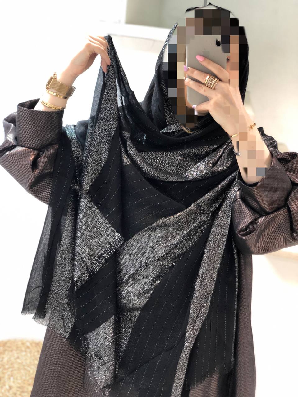 شال مزونی نخی لمه کد080