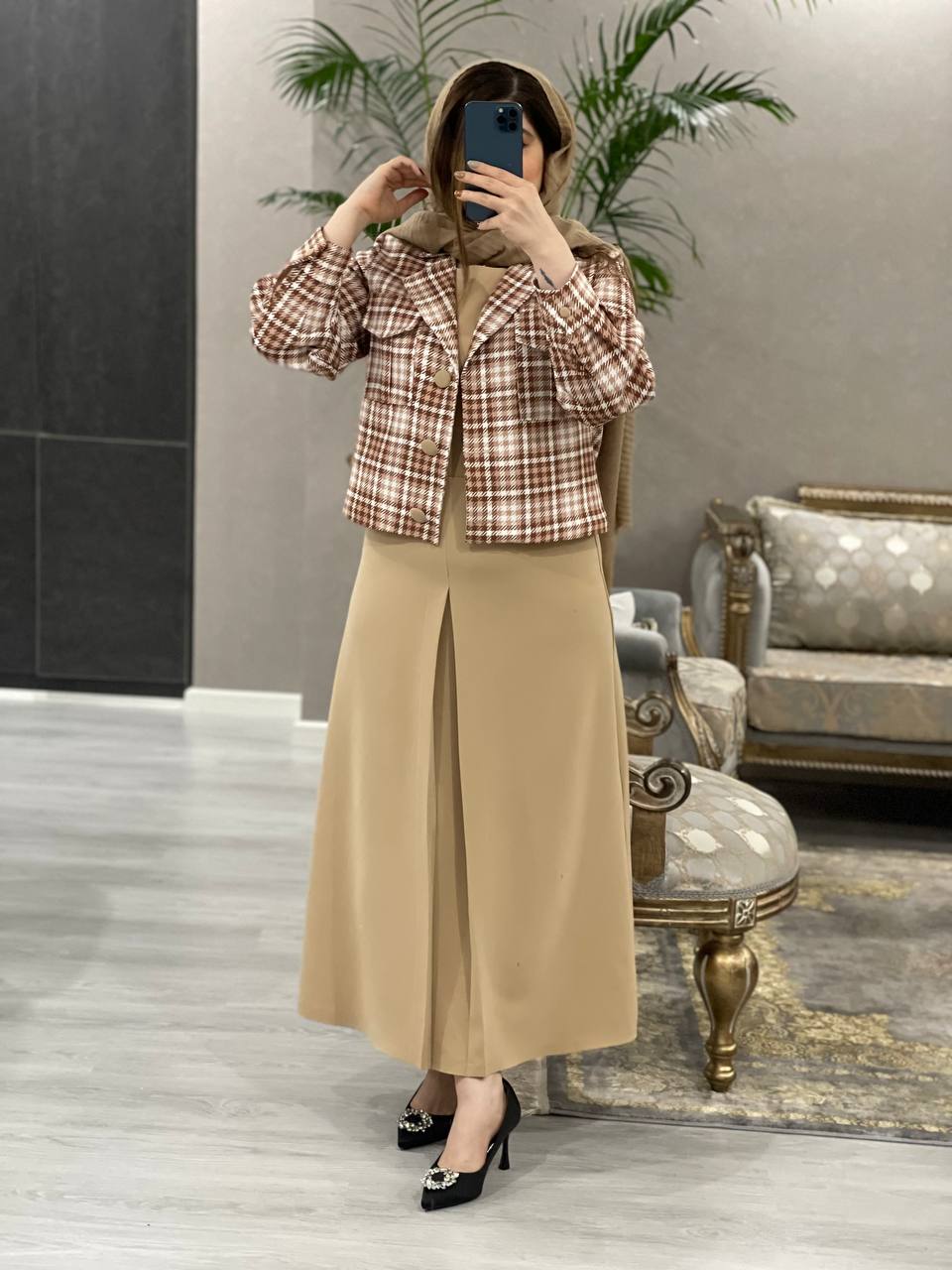 کت و سارافون مزونی رزالین کد0826