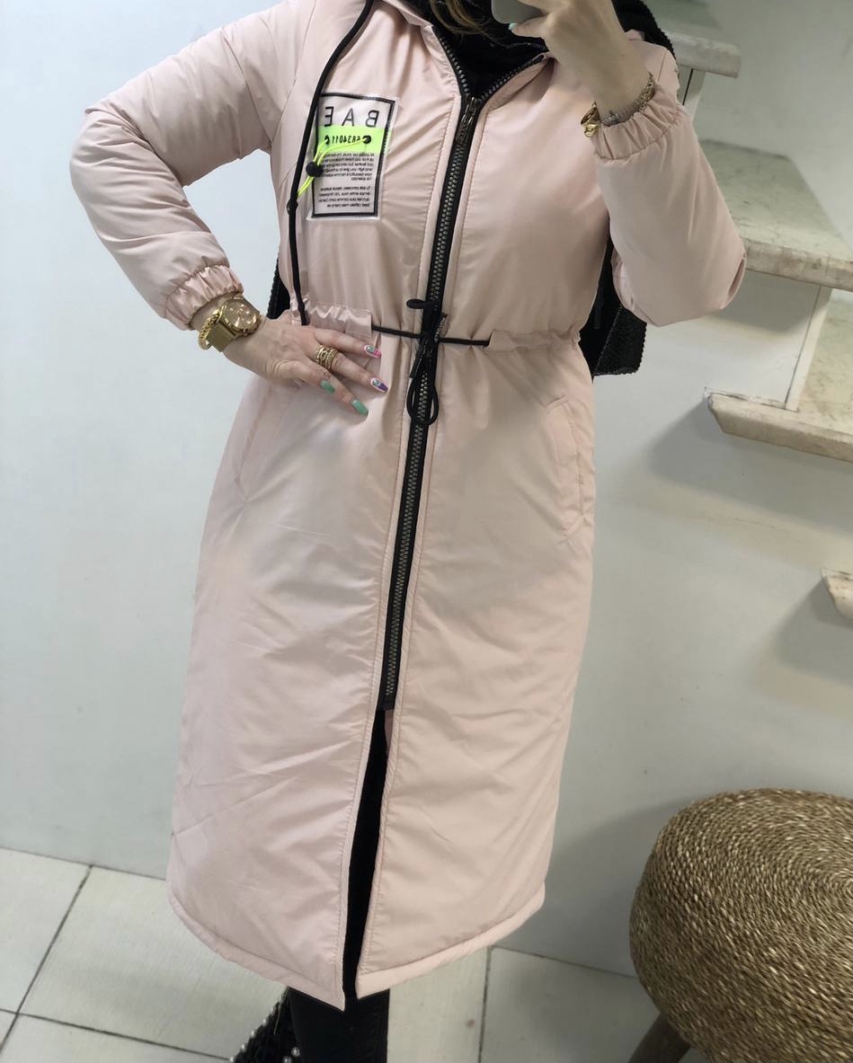 كاپشن بلند جلو زيپ پنككي کد04