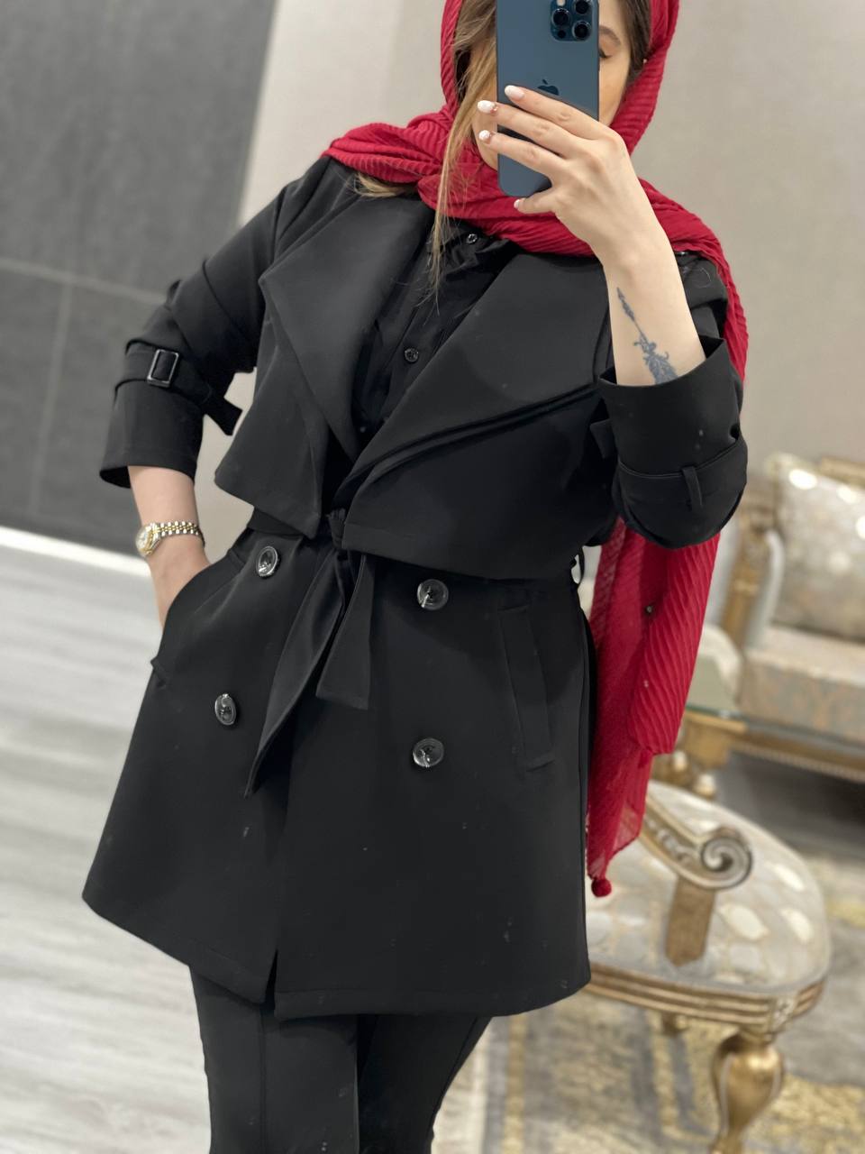 مانتو مزونی دویقه شارمین کد0800