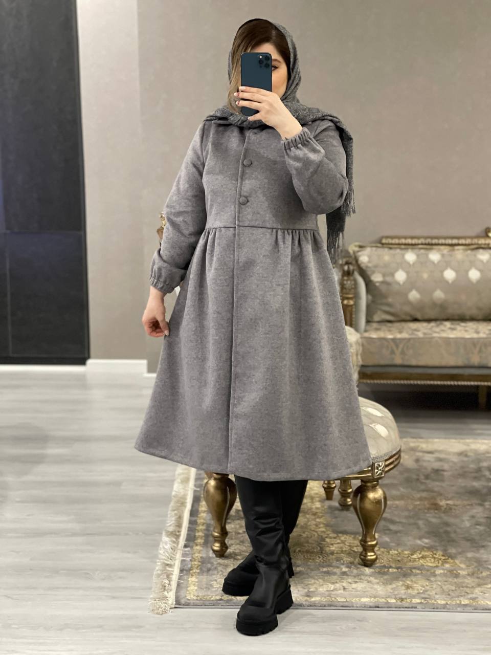 پالتو بلند عروسکی پریناز کد1165