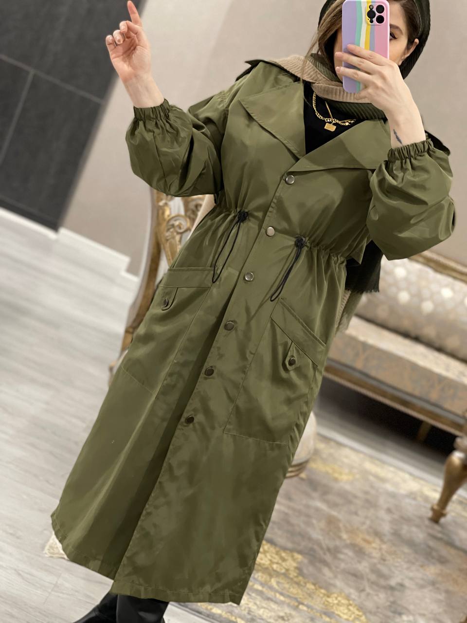 بارونی مزونی استردار بلند برسام کد0740