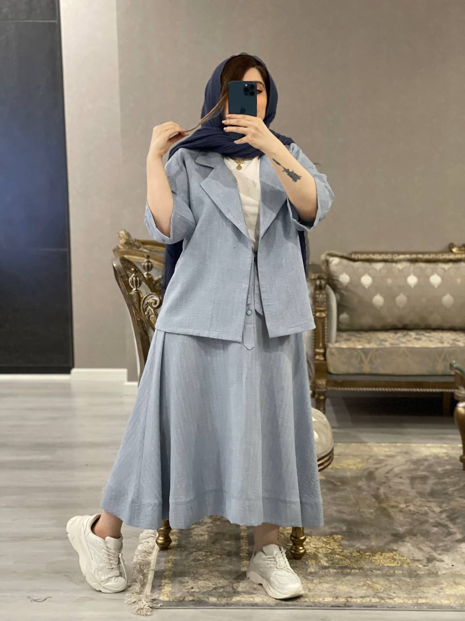 کت و دامن مزونی آیشن 