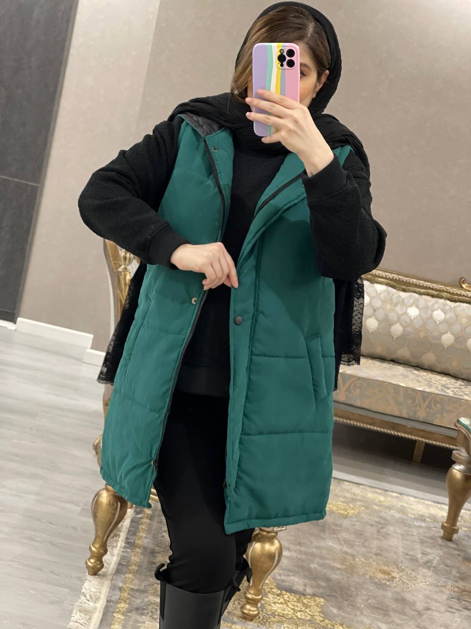 پافرمزونی استردار ضخیم انتیک کد0751