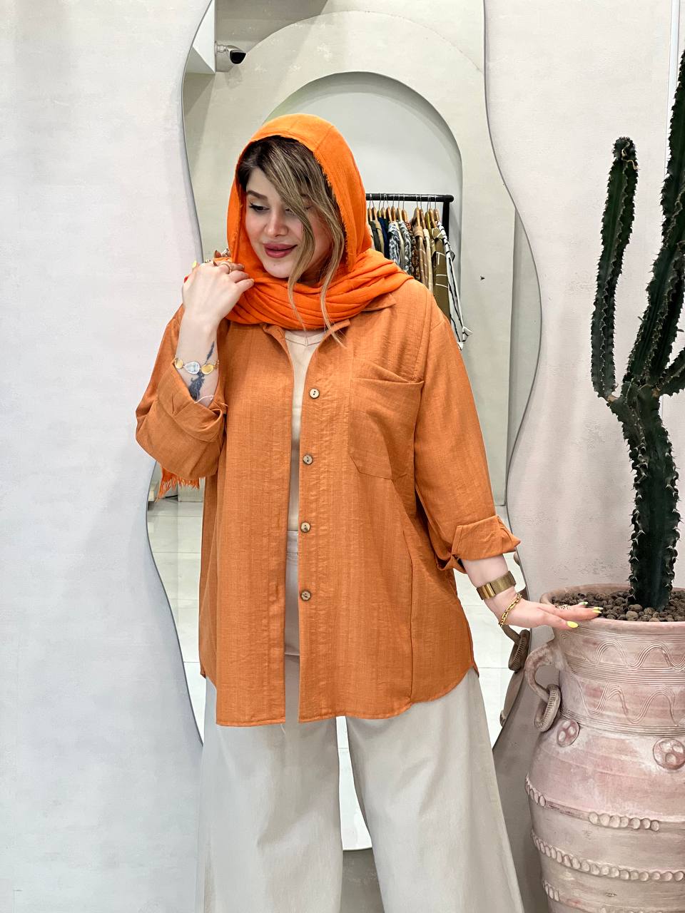 مانتو شومیزی  پولین