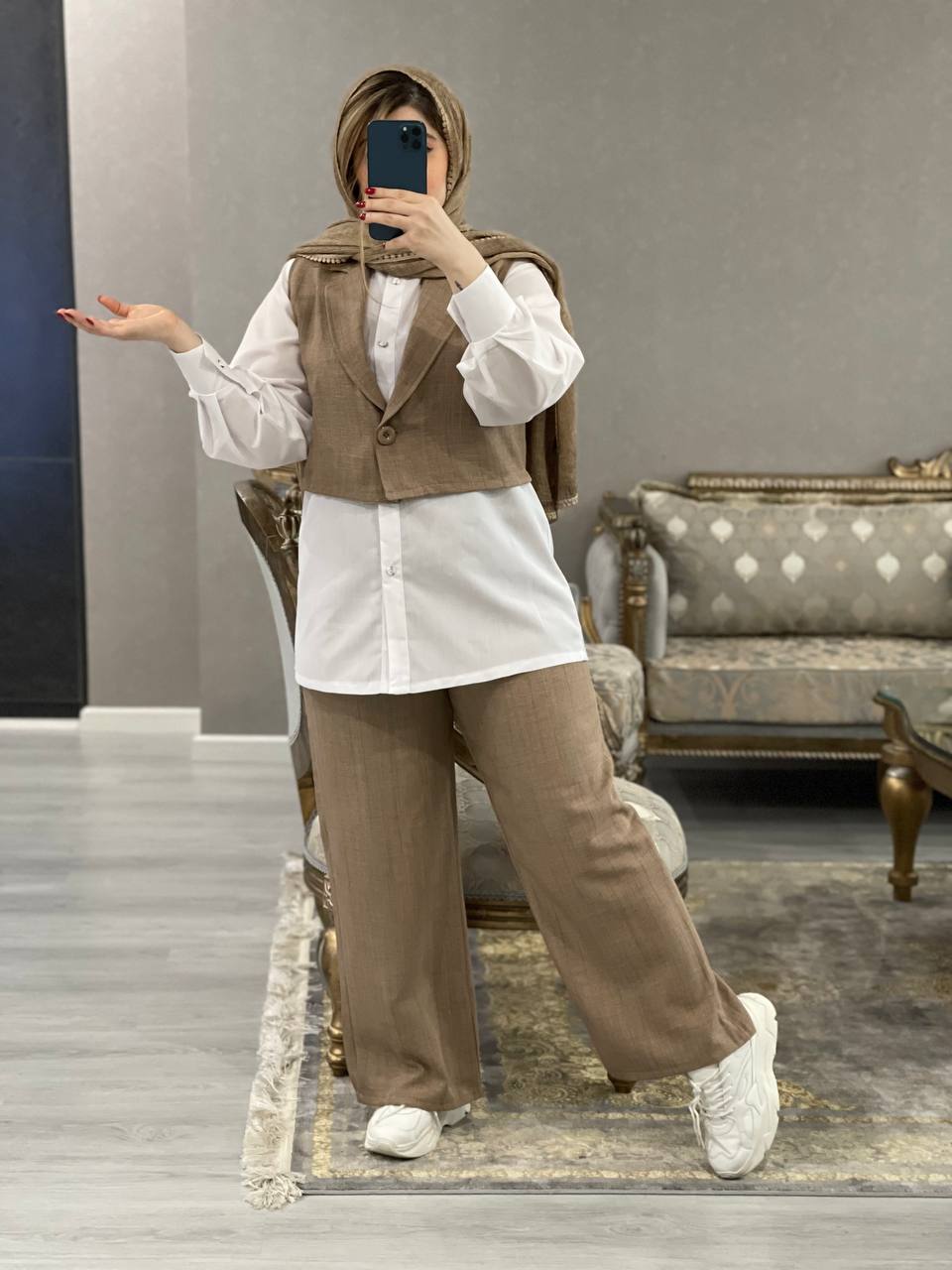 ست شومیز ژیله شلوار شهگل