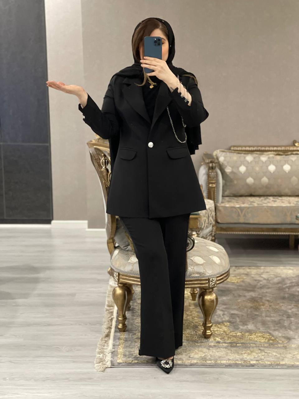 کت زنجیری مزونی سلنا