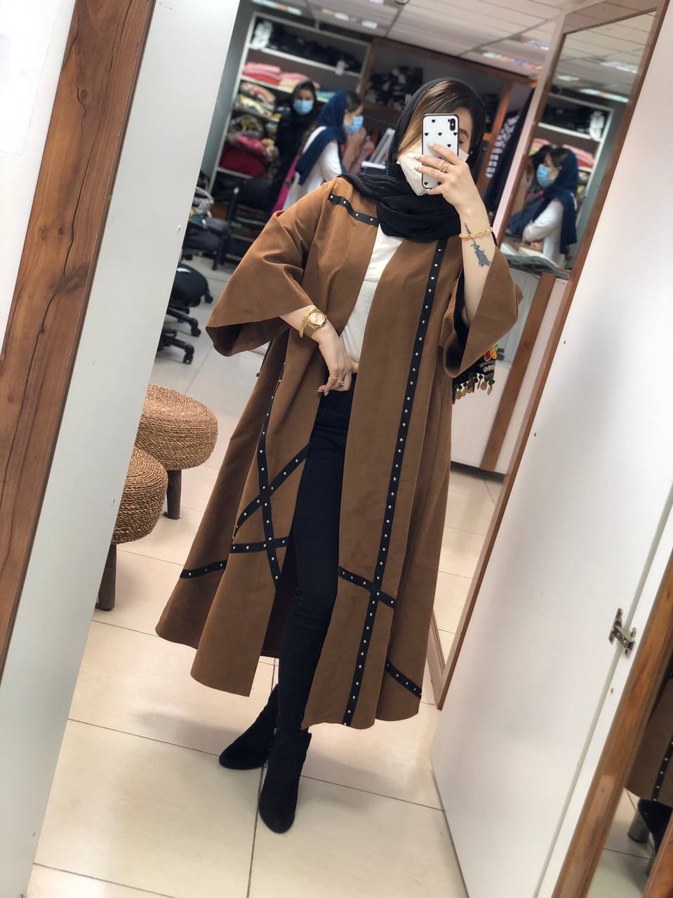 مانتو مزونی پاییزه آناشید کد0361