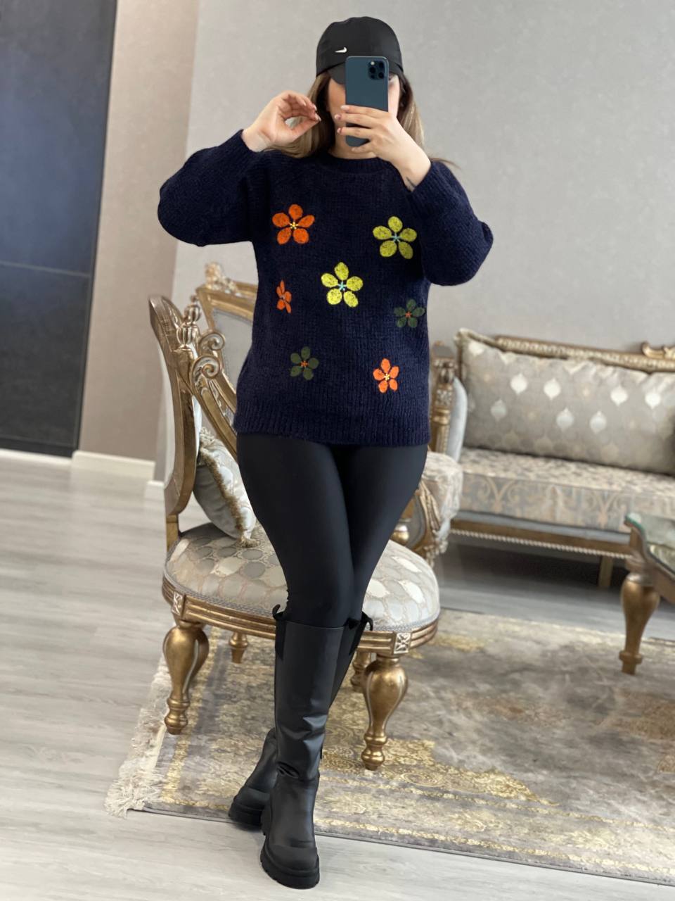 بلوز بافت گل کد1193