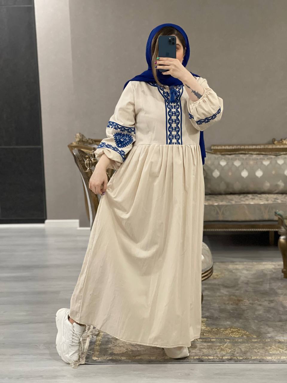 پیراهن مزونی مهیاس کد1016