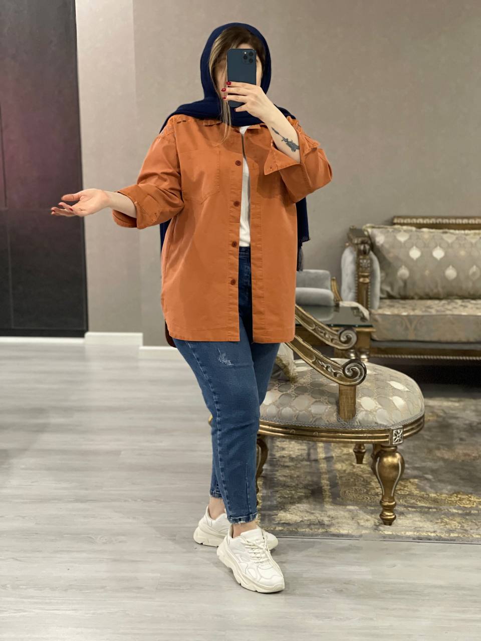 مانتو جین کاغذی آرکا