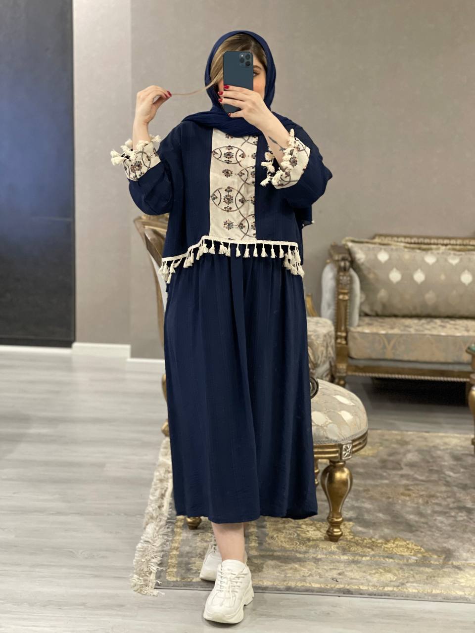 ست 2تیکه دامن و رویه آروشا 