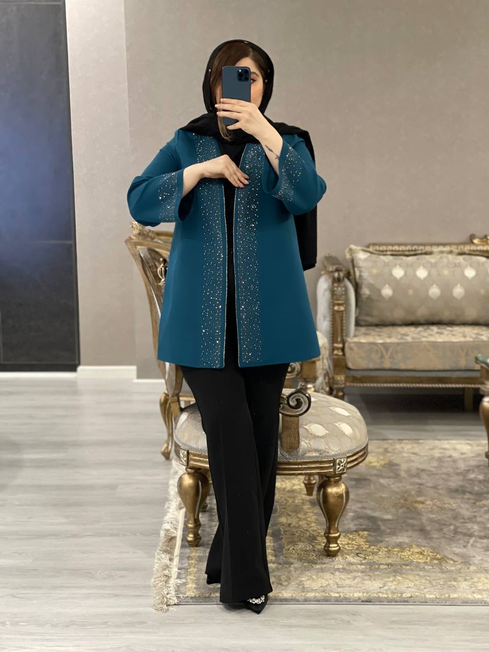 مانتو کتی نگین دوزی توتیا