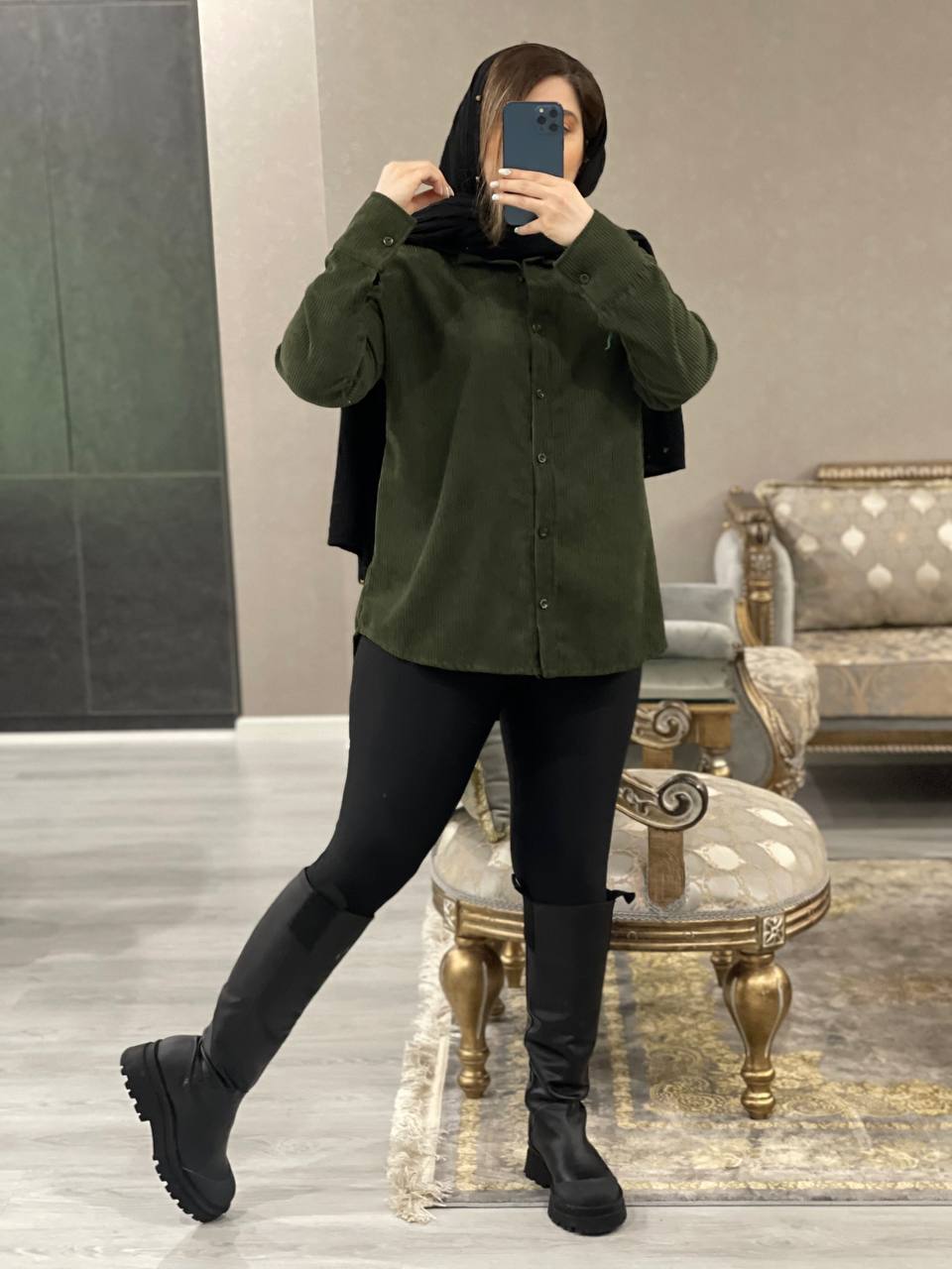 شومیز مخمل کبریتی بهرخ کد11105