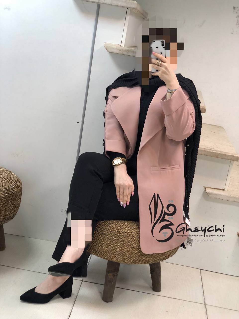 مانتو کتی یقه گنده کد068