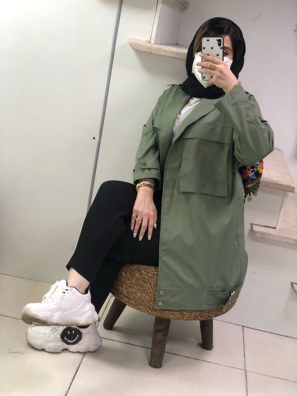 مانتو پاییزه آذرکد0344