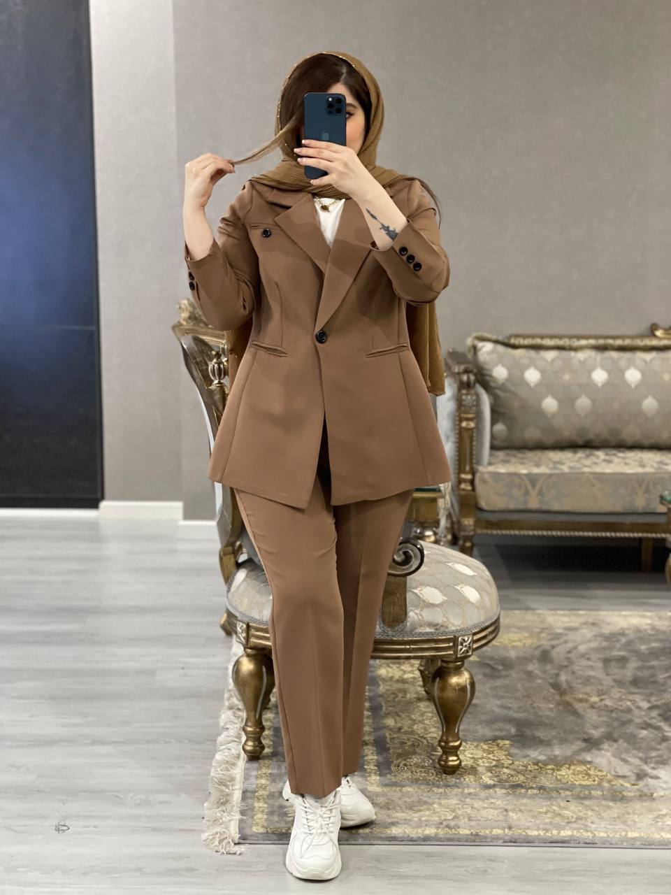 کت شلوار مزونی ناروین 